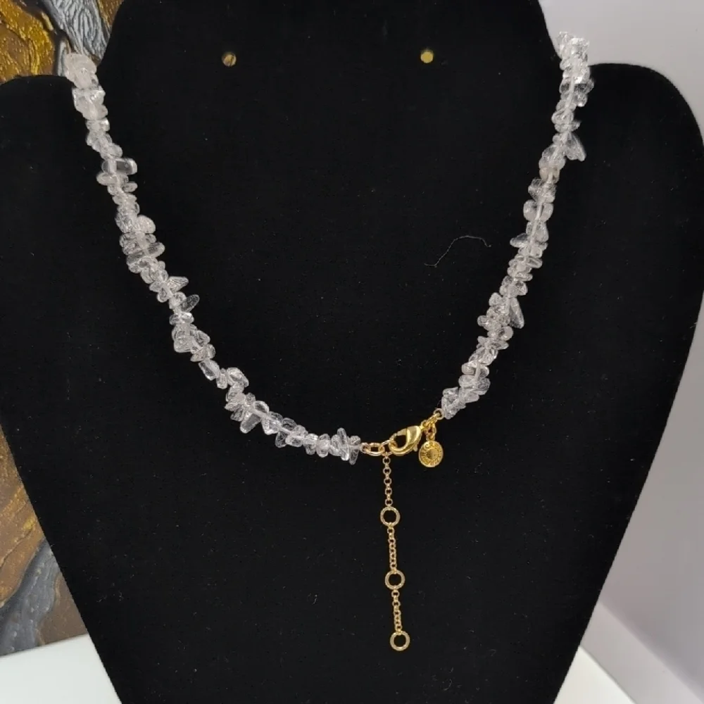 J. Crew Necklace with Irregular Crystal Design
